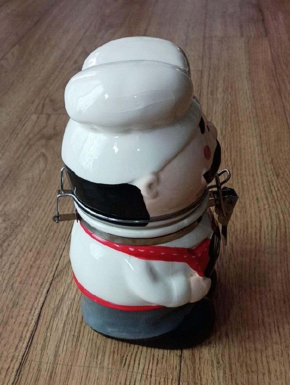 Vintage Boston Warehouse Ceramic Chef Hinged Canister Jar / Kitchen Decor - Picture 3 of 11